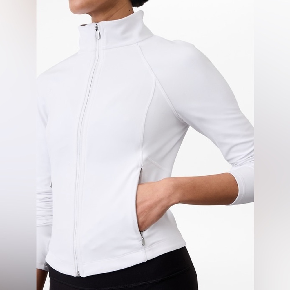 Athleta Salutation Zip Up Jacket